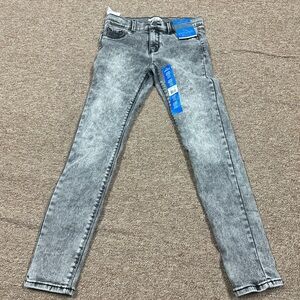 Size 12 gray/ black jeans girls size
